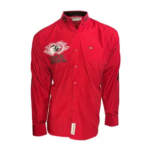RANCHO SEMENTAL Red Long Sleeve Shirt