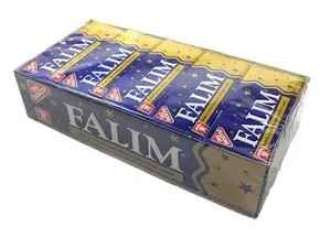 Falim Sugarless Plain Gum, Mastic (20 Pack (100 Pieces))
