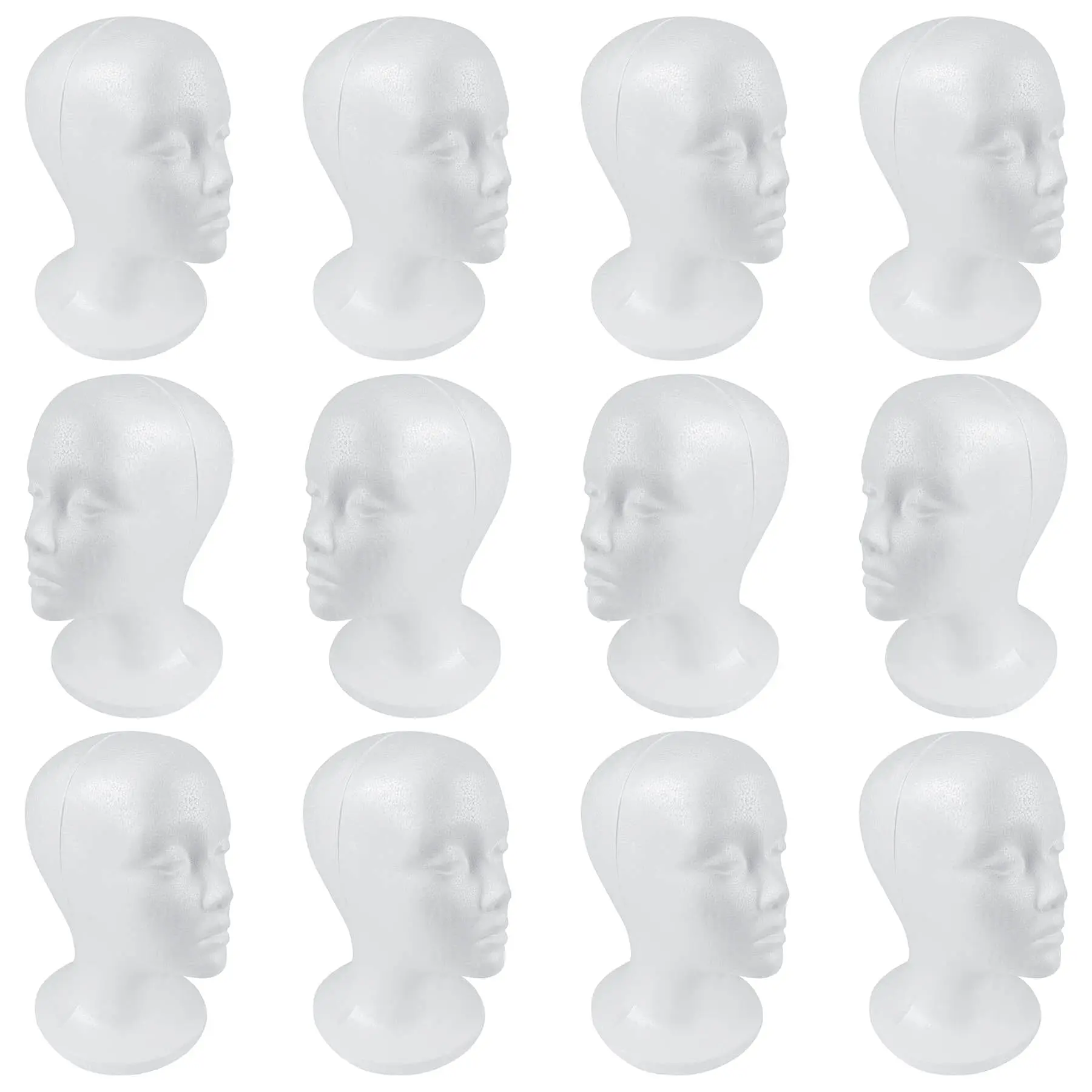 Styrofoam Model HeadsHat Wig Foam Mannequin