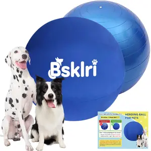 Herding Ball for High Energy Dogs - Indestructible Durable Interactive Dog Toy for Chase & Exercise