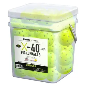 Franklin X-40 Outdoor Pickleballs - 36pc. Ball Bucket