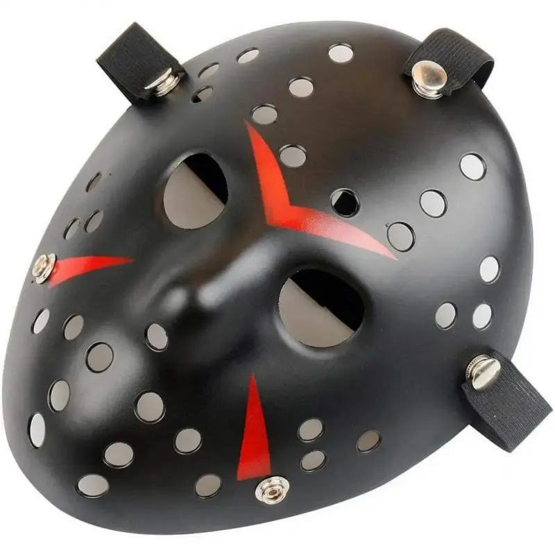 Black Hockey Mask, Halloween Costume Party Prop & Festive Accessory, Accessories, Adult