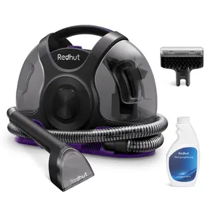 REDHUT Stain & Spot Cleaner with Tough Stain, Crevice & Hose-Cleaning Tools,  Bespoke Cleaning Formulas Remove Stains, Odours, Dirt & Grime, Lightweight & Portable, Clean Up Spills & Pet Messes From Carpet, Stairs, Upholstery & Car Seats,Pet hair cleaning