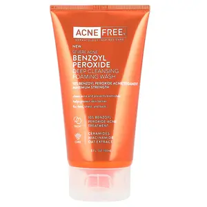 ACNE FREE Severe Acne, Deep Cleansing Foaming Wash, Maximum Strength, 5 fl oz (150 ml)