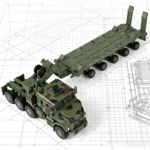 1:72 Scale Military M1070 Transport Truck Assembly Model Toy, Model Car Kit, Authentic Replica for DIY Building & Collection, Detailed Display Piece for Shelf Decor & Hobby Showcase, Birthday Christmas Gift for Men, Boys & Collectors