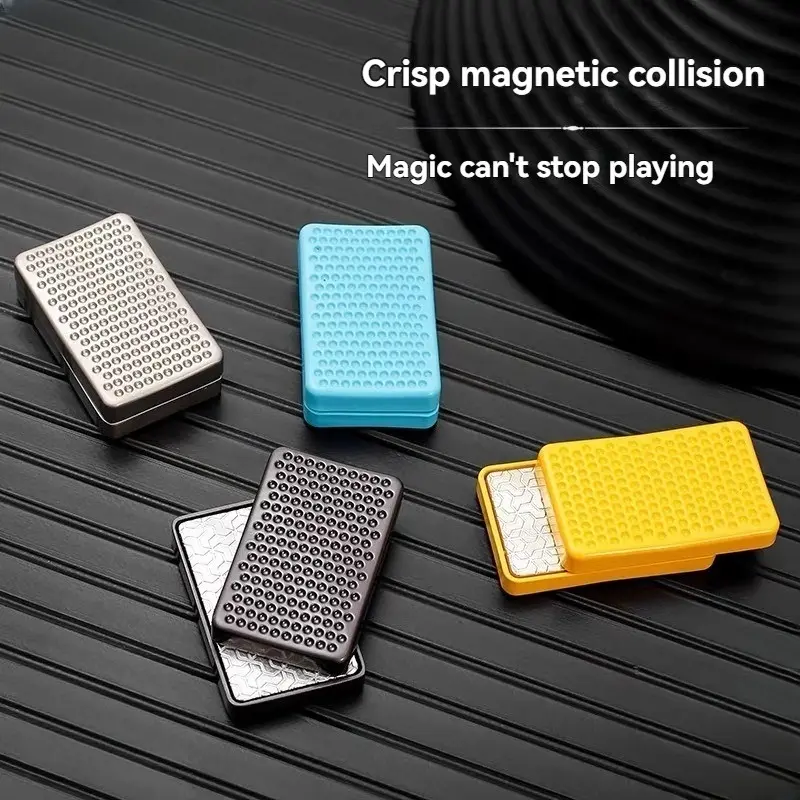 Trendy items for young people,Honeycomb Magnetic Fidget slider Toy , Unique Haptic Feedback， Pocket Toy For focus, calm，Stress Relief Toy Perfect Holiday Gift