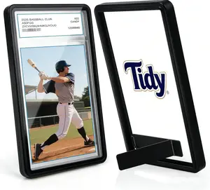 Magnetic PSA Slab Protector for PSA & CGC Built-in Stand (Protect + Display) PSA Slab Case Slab Guard for PSA Graded Card Display PSA Slab Display Slab Mags - BLACK