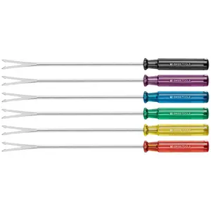 PB Swiss Tools PB 4041.SET Meat Fondue Fork Set with Classic Handle in 6 Piece