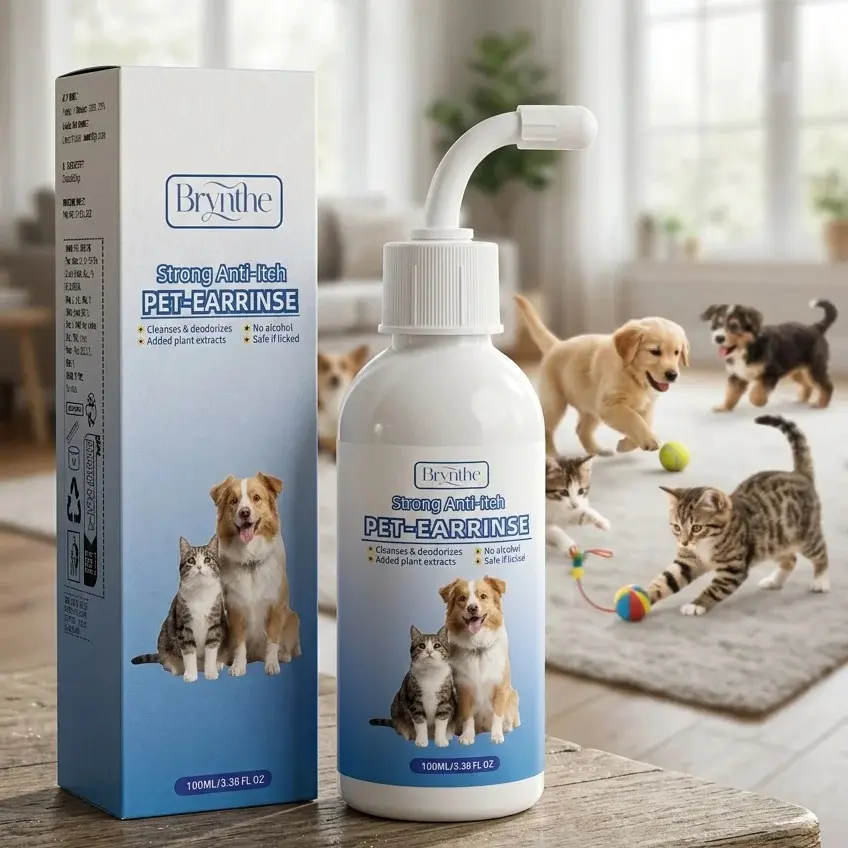 Gentle Pet Ear Wash | Odor-Free Cleaning for Dogs & Cats Gentle Pet Ear Wash | Odor-Free Cleaning for Dogs & Cats