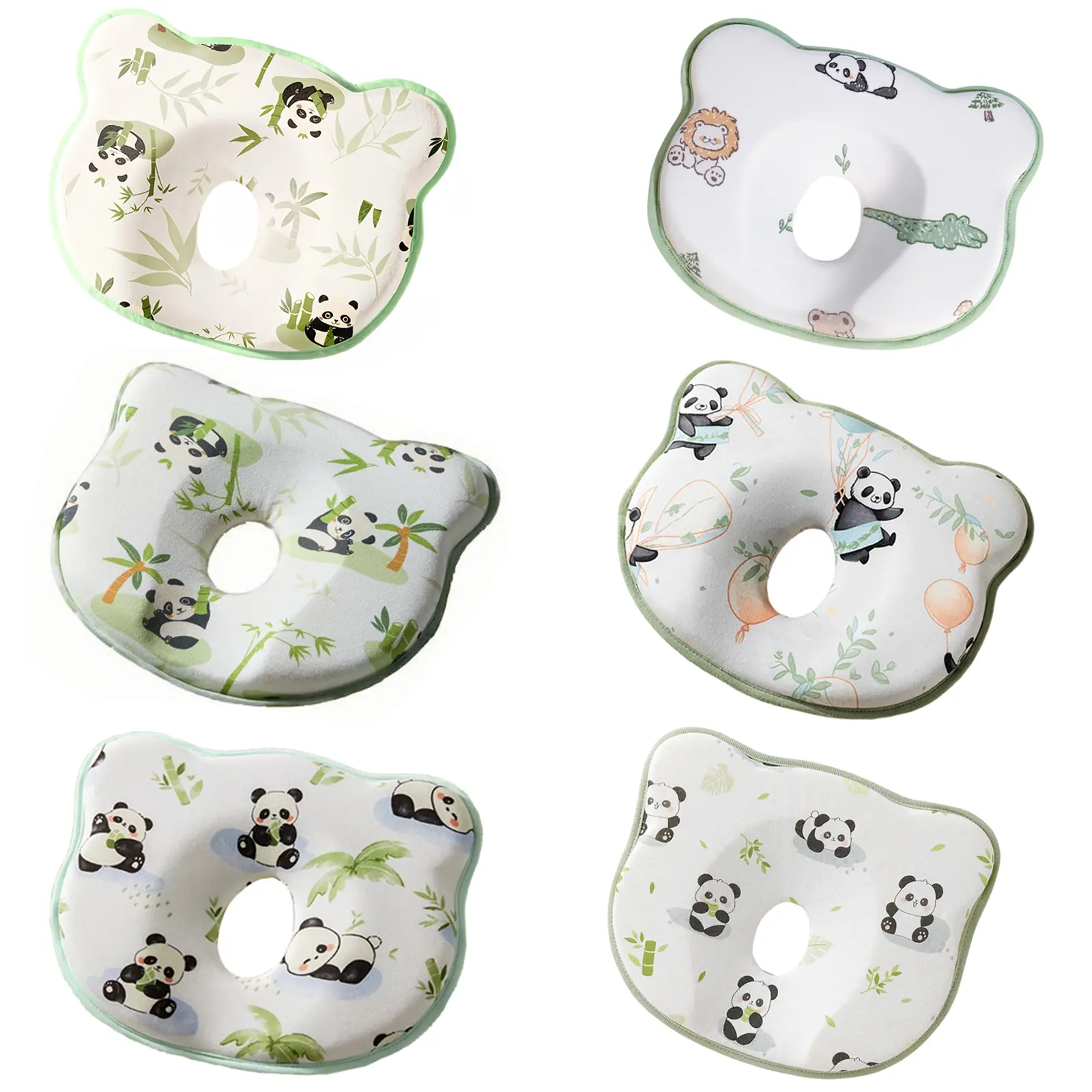 Baby Nap Pillow - Baby head shaper, Silicone Shaping Pillow for Correcting Head Shape & Preventing Sideways Sleeping - Comfortable Machine-Washable Head & Neck Support for Baby