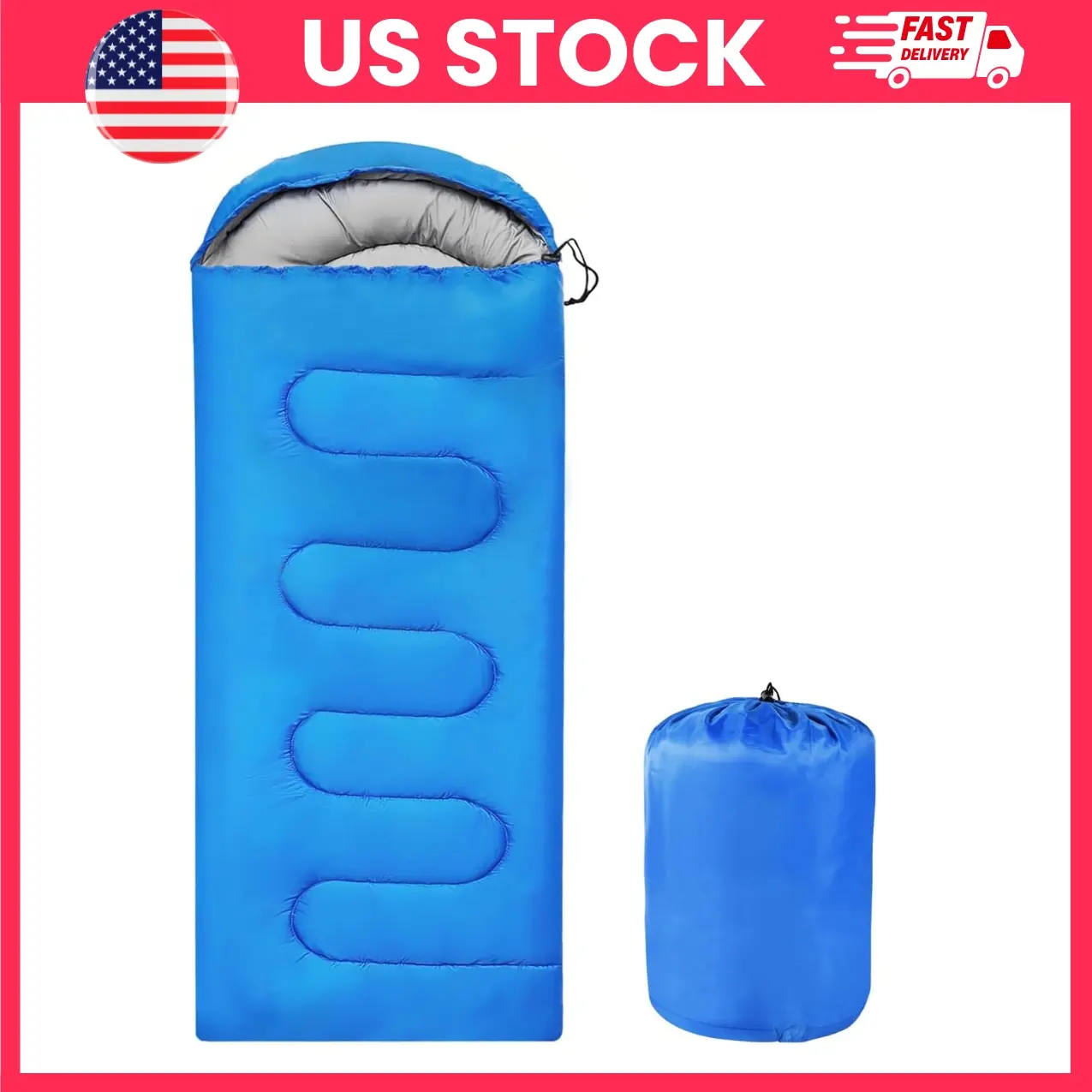 Sleeping Bag, Camping Sleeping Bag, Portable Waterproof 4 Season Sleeping Bag for Adults & Kids, Semi-Rectangular Sleeping Bag for Hiking, Backpacking, Travel, Indoor & Outdoor Use, hiking sleeping bag, backpacking sleeping bag, outdoor sleeping bag