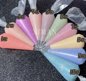 9 Colors Cream Kit Fake Whipped Cream Glue Clay Rainbow Cream DIY Making Art Craft Kit