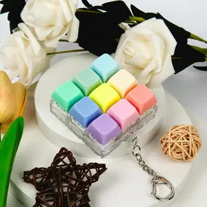 Stress Relief Keyboard Keychain, Russian Block Stress Ball, Fidget Toy for Anxiety Reduction, Sensory Fidget, Durable & Portable Design, Stress Relief Decoration