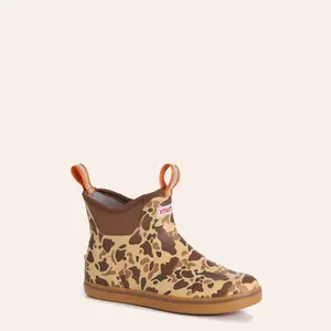 XTRATUF Men’s Tan and Duck Camo Ankle Rubber Deck Boots