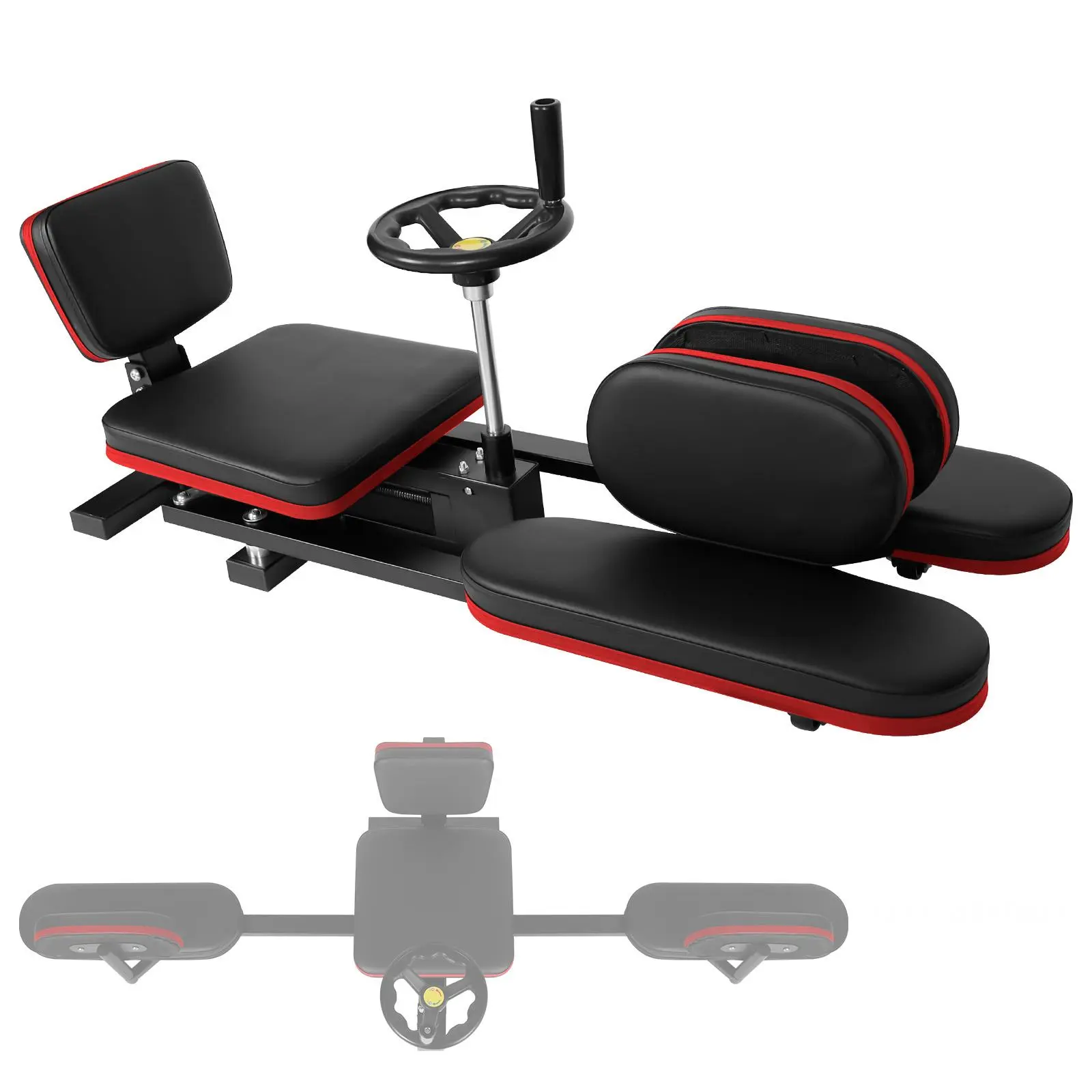 Heavy-Duty Steel Frame Leg Stretcher - 330Lbs Split Machine for 0-180 Degree Stretch, Home Workout Equipment for Hip, Thigh Ligament Stretching, Flexibility, Endurance & Balance Enhancement (Exercise & Functional Fitness Gear)
