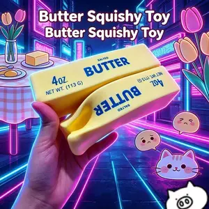 Stick Shaped Butter Squishy Toy Super Soft Fragrant Slow Rising Squishies Portable Fidget Sensory Toy for Kids Adults Stress Relief