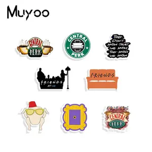 Friends Central Perk Coffee Pin Brooch Fashion Accessory