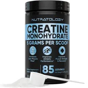 85 Days | 100% Pure Creatine Monohydrate | Men's + Womens Creatine | Unflavored Creatine Drink | Fitness + Performance | 3rd Party Lab Tested