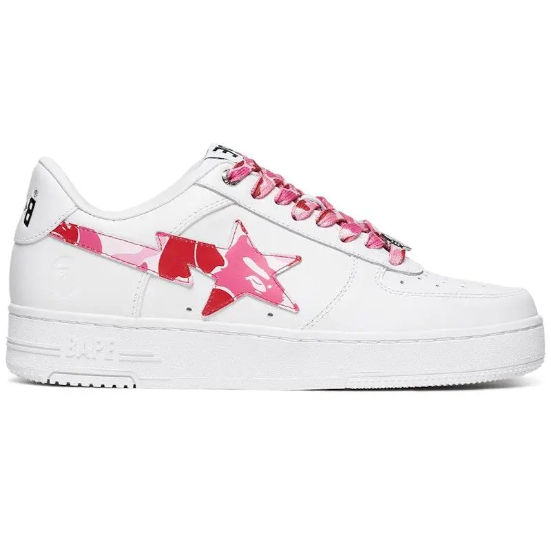 A Bathing Ape Bape Sta Low ABC Camo White Pink (2025) (men) by StockX