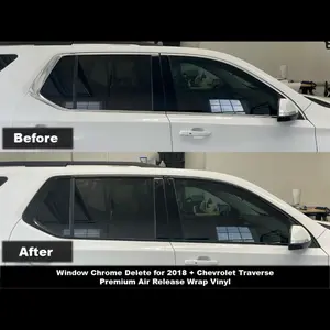 Crux Motorsports Window Chrome Delete for 2018 - 2024 Chevrolet Traverse
