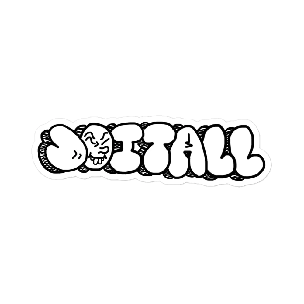 Do It All Graffiti Slap Sticker Do It All Graffiti Slap Sticker