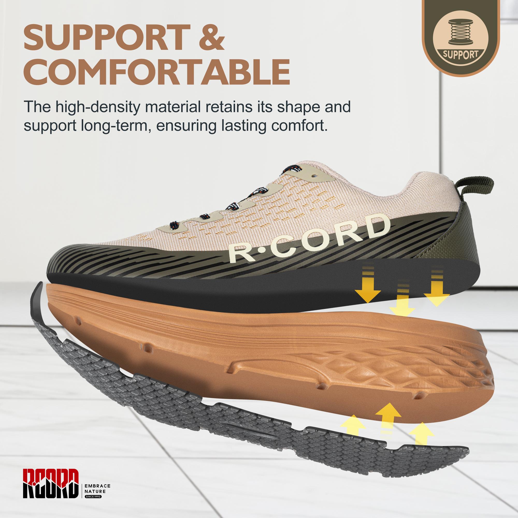 R CORD  Work Shoes Women's Kitchen Shoes Waterproof Slip Resistant Oil Resistant Anti-Slip Comfortable Walking Sneakers Black Breathable Arch Support ESD Shoes for Food Service Nurse Chef SpringStatements