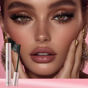 Oil-Based Long-Lasting Mascara, 2 Counts Volumizing & Lengthening Mascara, for Black Comb Brush, Waterproof & Smudge-Proof & Non-Flaking, Separate & Defined Lashes, Enlarge Eyes Charm, Eye Makeup, Eyelash Mascara, Voluminous Lengthening Mascara