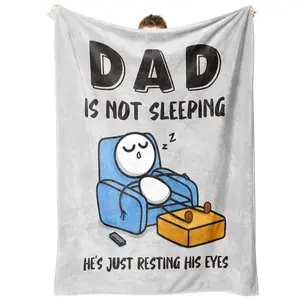 Blanket for dad,Father's day gift blanket,Gift for dad,Funny Birthday Gift for Dad, Super Soft Throw Blanket for Couch and Napping, casual race blanket,father son bed blanket,Contemporary,Dad Blanket,Dad Gifts from Daughter or Son, home office camping