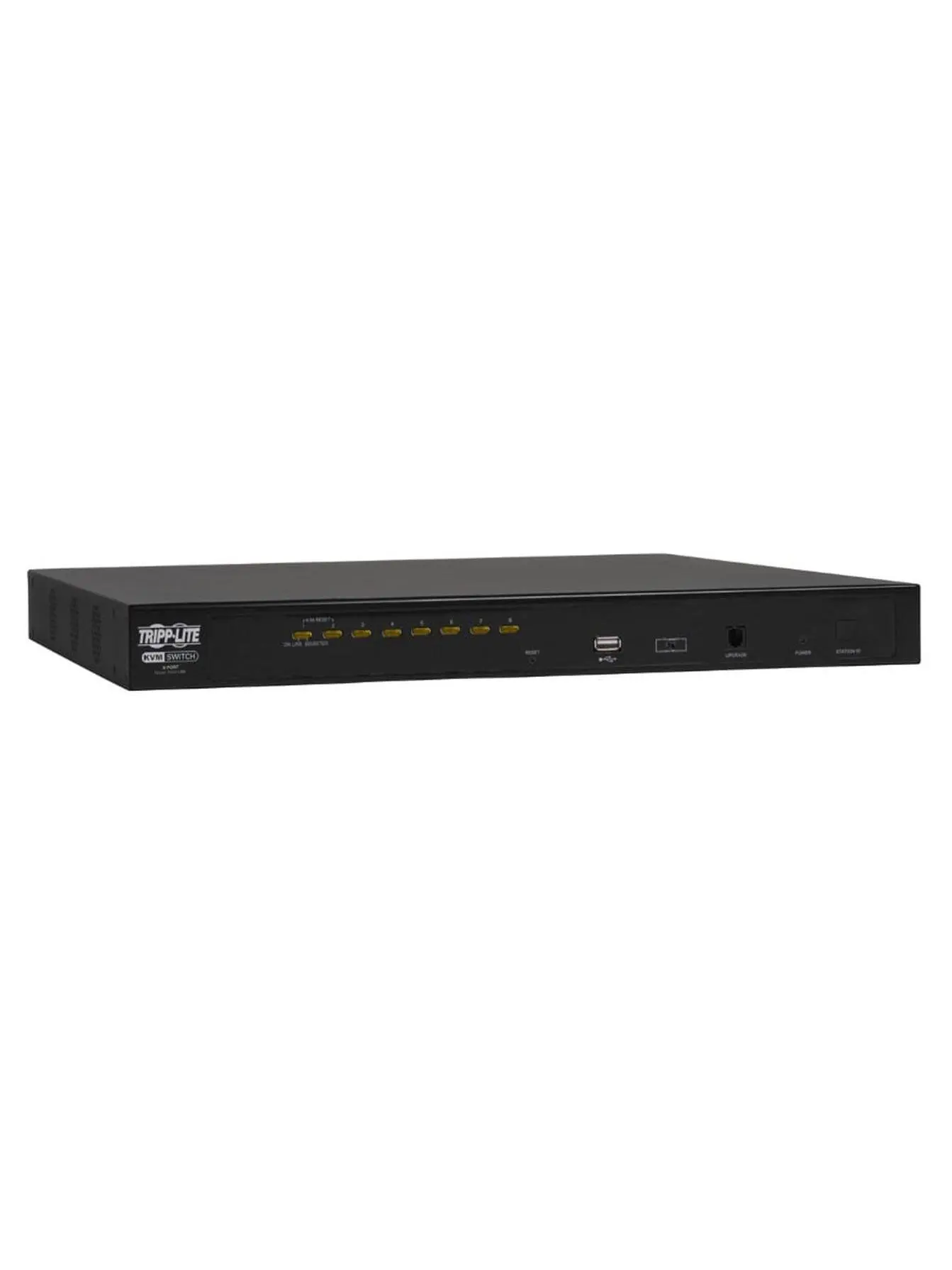 Tripp Lite NetDirector TRL-B022-U08 8-Port 1U Rackmount KVM Switch, with Daisy Chain Support, AC Adapter, Grounding Wire, Advanced On-Screen Display, 1-Year Warranty, Compatible with All OS