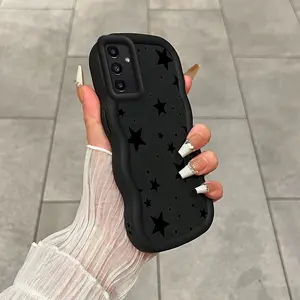 1 Piece Stars Hiding Stylish A15 5G Flexible Case For Samsung A15 5G Smartphone With Impact Resistant And Bracelet Ideal For Entertainment