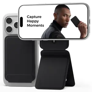 MOFT Portable Magnetic Tripod - Magnetic Phone Mount, Phone Stabilizer, Compact Stand, Flexible Angles for Live Streaming, Tripod for iPhone, Compatible with All Smartphones