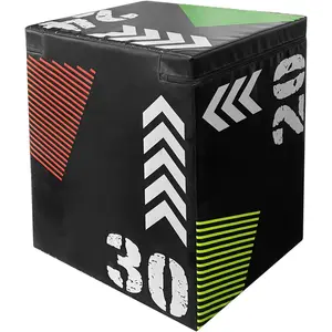 Plyo Jumping Exercise Box, 3 in 1 Plyo Jumping Box for Exercise,Soft Jump Box for Home Gym Workout Trainer