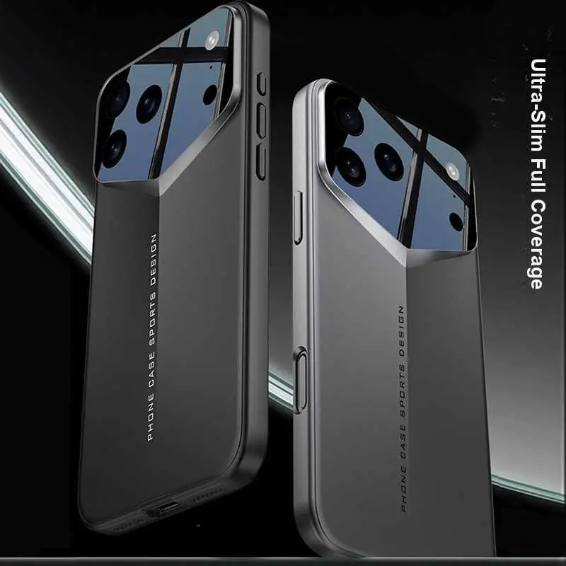 For iPhone 17 Pro Max Blade Phone Case, For iPhone 17 Pro Ultra-Thin Case, Fashionable Solid Color, For 17 Pro, Business Men's HNV31