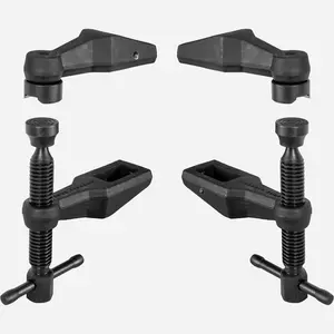 Short Arm Maximus Bar and Dog Clamp (2 Sets of Clamps) - Forged Steel