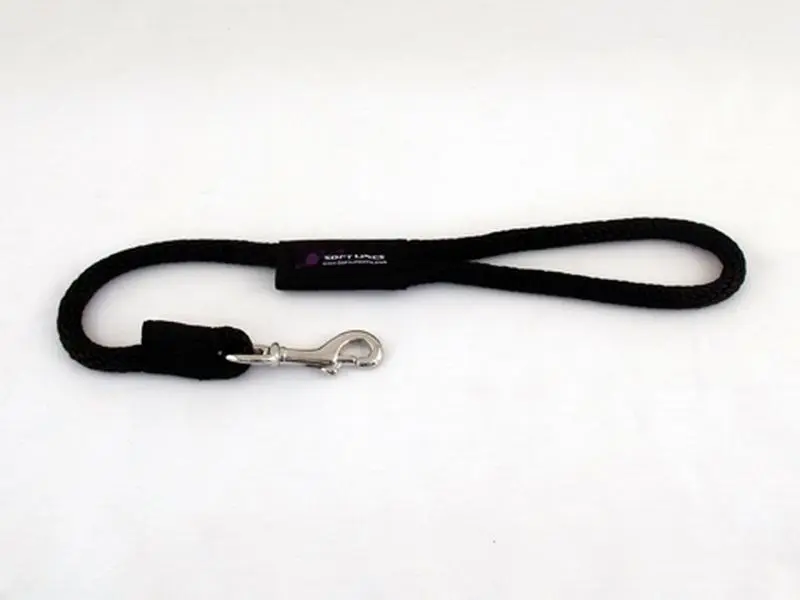 Dog Snap Leash with Quick Release - 0.62 in. Diameter, 2 ft. Length, Black, Secure Grip, Enhanced Walking Control