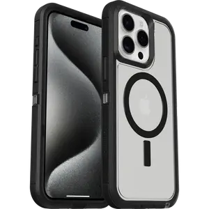 OtterBox iPhone 15 Pro Max Case Defender Series XT Clear for MagSafe