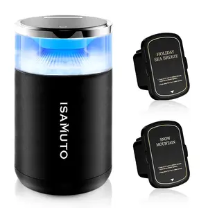 Smart Car RGB LED Air Freshener 2026 with Three Adjustable Concentration Scent Levels, Portable Waterless Car Diffuser Air Freshener Car Aromatherapy Diffuser,Christmas Gift