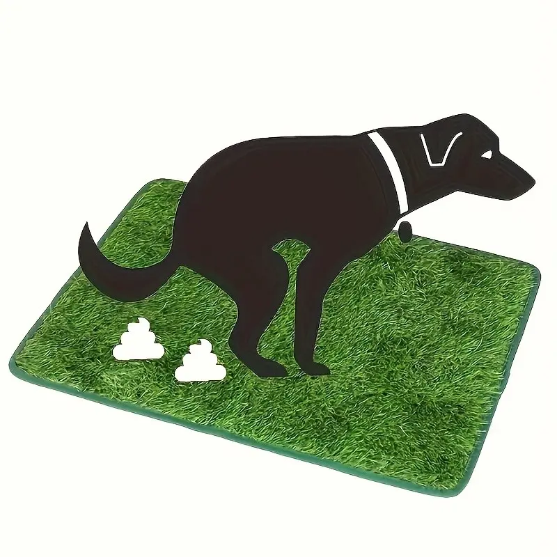 1 Piece washable, synthetic turf dog toilet training mat, a portable, indoor/outdoor mat suitable for puppies and adult dogs, ideal for camping, balconies for toilet training, Pee Pads, Puppy Pee Mat