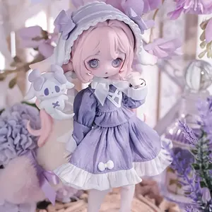 Lulu Ling Story Character Design, Movable Bjd Doll, Articulated Pvc Figure, Toy Ornament, Perfect Gift for Birthday Decor, Desktop Decoration, New Year Gift