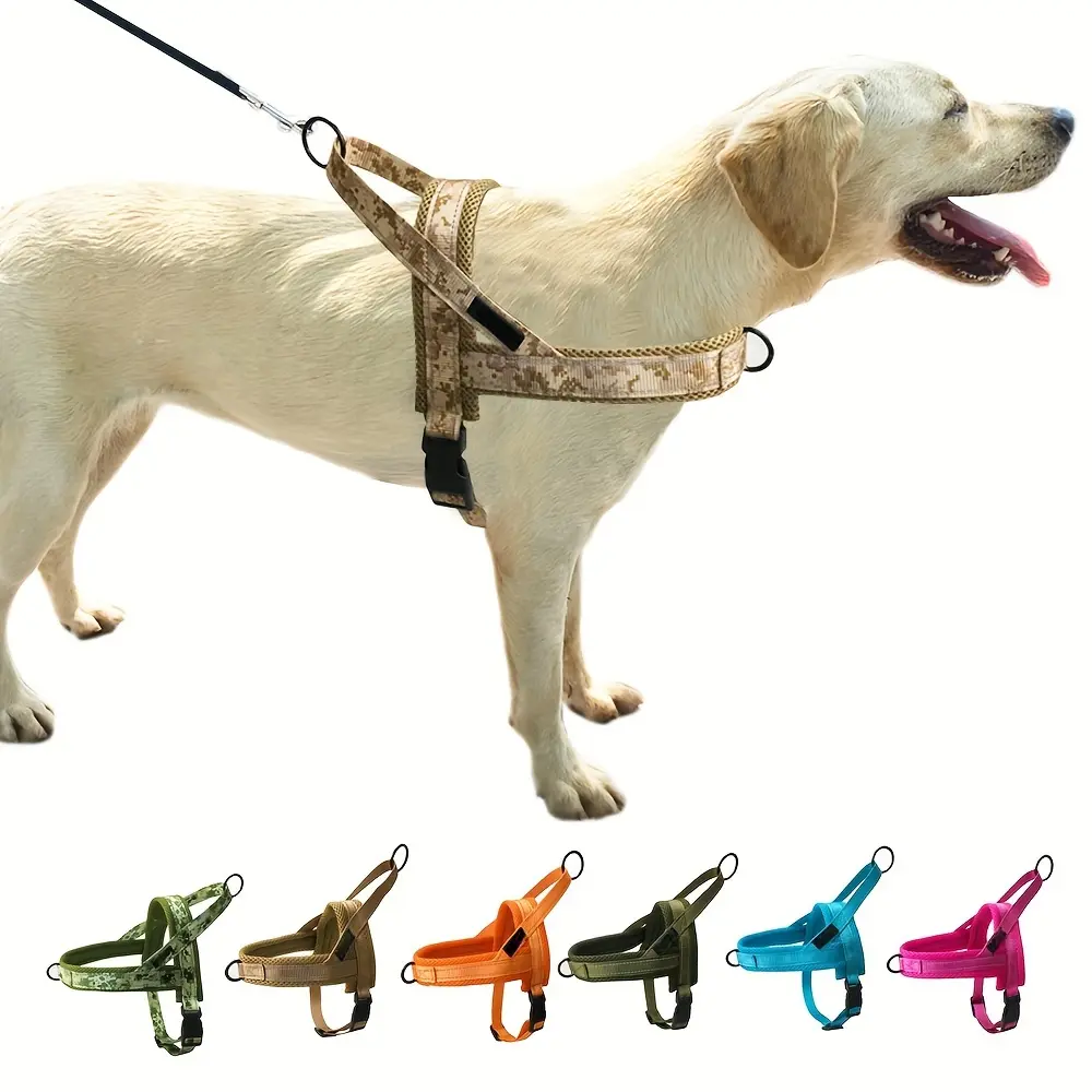 Halti No-Pull Dog Harness - Adjustable, Escape-Proof Vest with Safety Buckle for Small to Large Breeds, Daily Use, Hand Wash Only, Modern Basic Halter