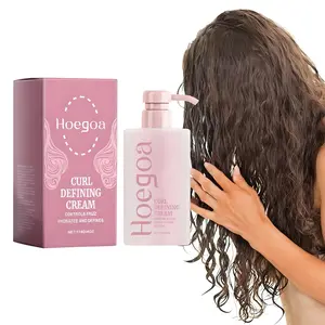 Curl Defining Cream for Frizz-Free Bangs & Curls | Volumizing, Hydrating & Natural Shine | Softens Dry Hair & Boosts Bouncy Curls
