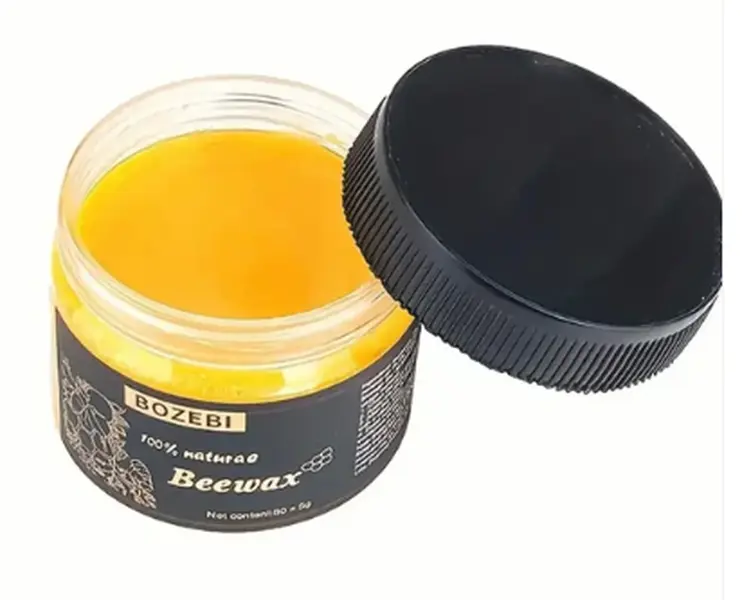 100% Natural Beeswax Polish 80g – Wood, Leather & Furniture Conditioner