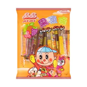 Jin Jin Jelly Strip - Jelly Filled Straws In Assorted Flavors (14.1 Oz)