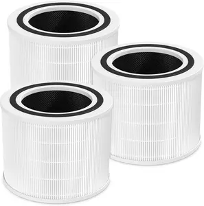 Core 200S-P Replacement Filter 3 Pack Compatible with LEVOIT Core 200S Smart WiFi Air Purifier | True HEPA Core 200S-RF Air Filter | White
