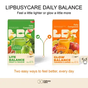 LIPBUSYCARE DAILY BALANCE | Fruit & Plant Blends for Everyday Routines