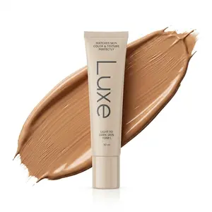 Color Changing Foundation for Women – Instantly Adapts to Your Skin Tone – Buildable Light-to-Medium, Medium Dark-to-Dark, Coverage – 12-Hour Wear – Natural Dewy Finish