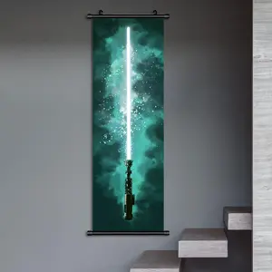 Sword Pattern Hanging Picture for Room Decor, Modern Home Decoration, Modern Wall Art Mural, Wall Decor for Home Living Room Bedroom, Dorm Essentials, Room Decor, Fall Decor, Boyfriend Gifts, Home Decor Accessory, Wall Decor Pictures