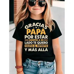 Girl's T Shirt Funny Father's Day Quotes for Dad And Grandpa T T Shirt Small Black Graphic T T Shirts Breathable Sweat Wicking and Soft Suitable for Daily Commutes Lounging at Home and Casual Wear.2026 New Year's Party Street Style Outfits T Shirts summer
