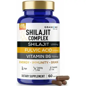 Shilajit Complex – Energy, Vitality & Brain Support with Fulvic Acid + Vitamin B6