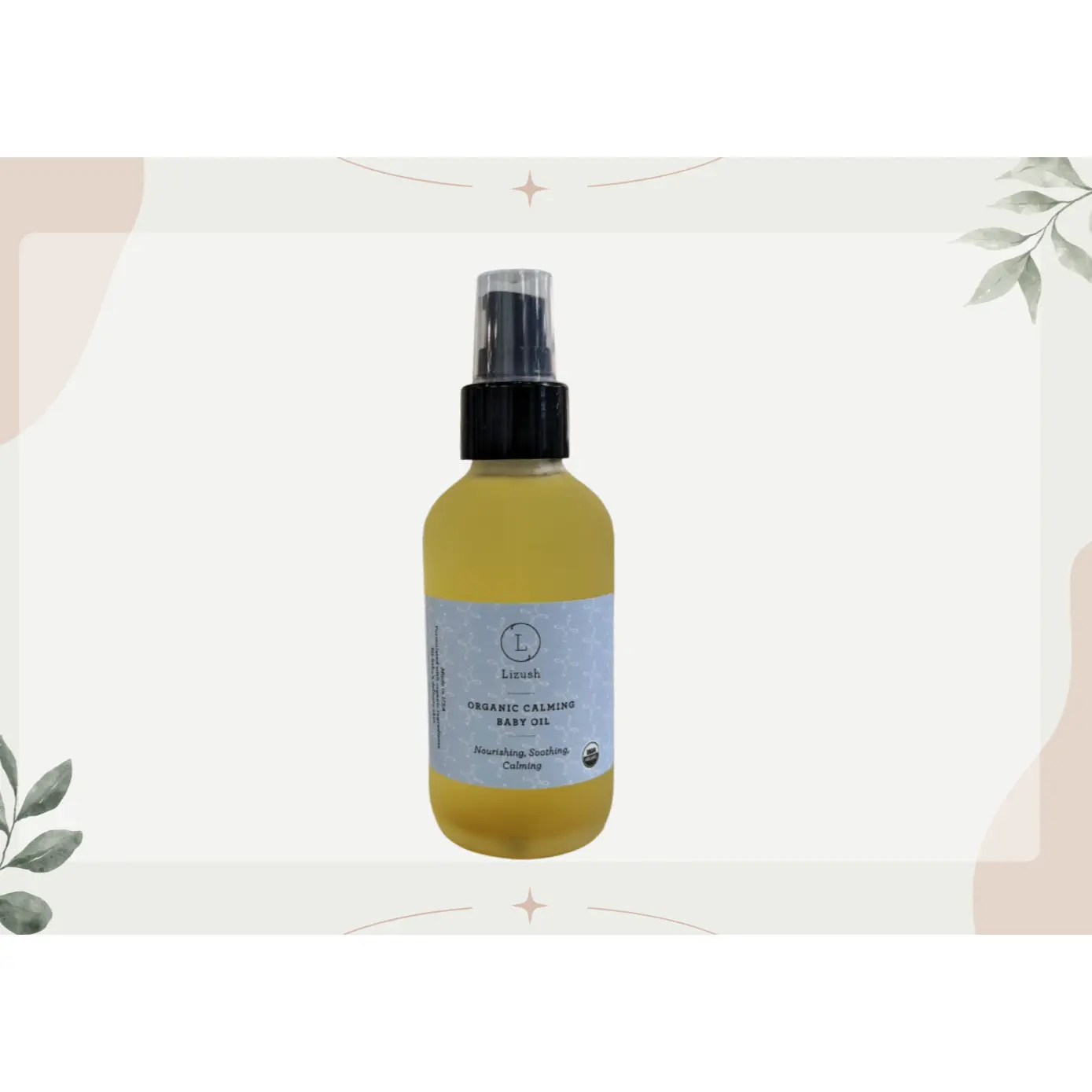 ORGANIC CALMING BABY OIL Nourishing, Soothing, Calming